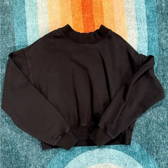 Good American Mock Neck Sweatshirt - Picture 2 of 5